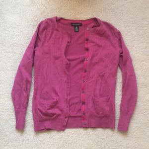 Purple merino Banana Republic cardigan size S